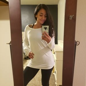 White Long sleeve shirt